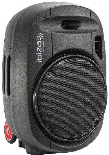 Ibiza Sound PORT12UHF-MKII NEŠIOJAMA GARSO SISTEMA SU AKUMULIATORIUMI + 2X UHF BELAIDŽIAI MIKROFONAI, USB/SD/AUX/BLUETOOTH, 12''/30CM