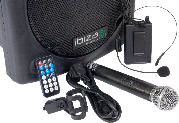 Ibiza Sound Garso sistema Ibiza PORT12VHF-BT