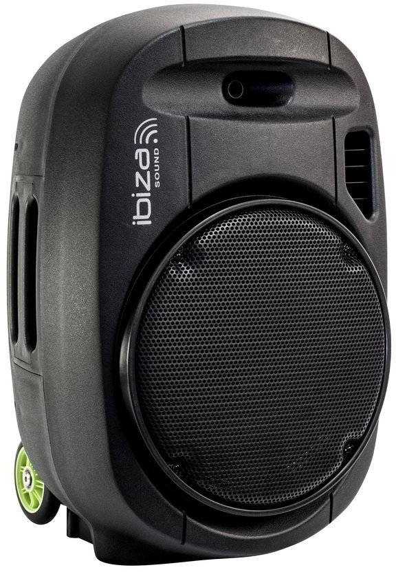 Ibiza Sound PORT12VHF-MKII NEŠIOJAMA GARSO SISTEMA SU AKUMULIATORIUMI + 2X VHF BELAIDŽIAI MIKROFONAI, USB/SD/AUX/BLUETOOTH, 12''/30CM