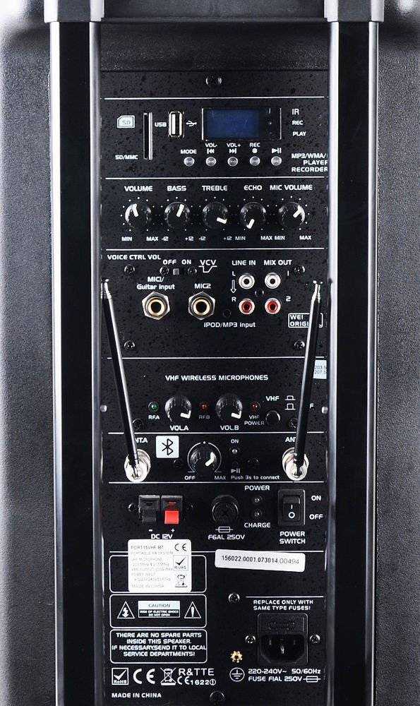 Ibiza Sound Garso sistema Ibiza PORT15VHF-BT