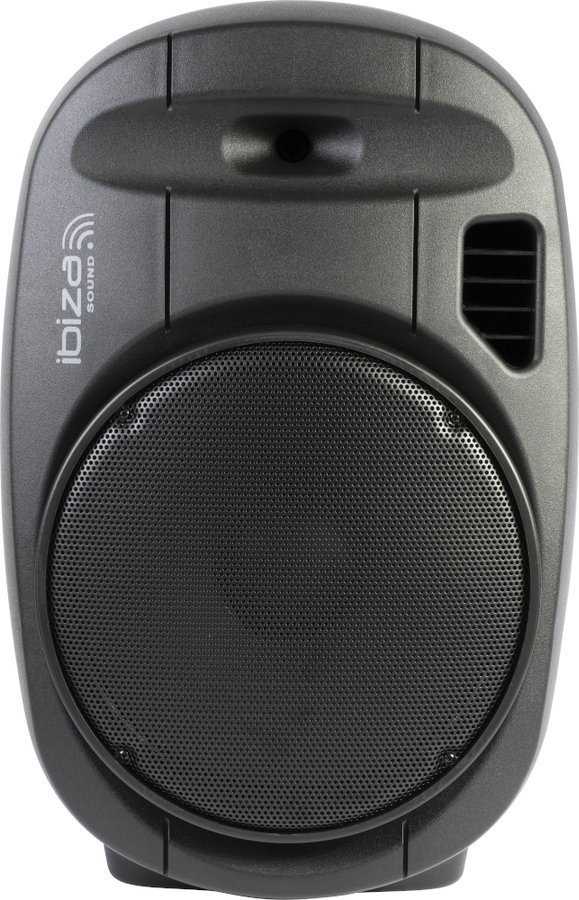 Ibiza Sound PORT15VHF-MKII NEŠIOJAMA GARSO SISTEMA SU AKUMULIATORIUMI + 2X VHF BELAIDŽIAI MIKROFONAI, USB/SD/AUX/BLUETOOTH, 15′′/38CM