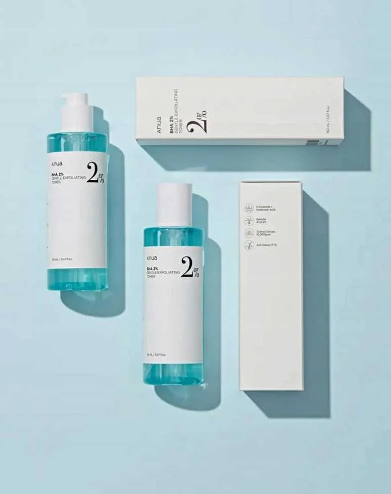 Anua BHA 2% Gentle Exfoliating Toner Švelnus veido tonikas su BHA rūgštimi, 200 ml