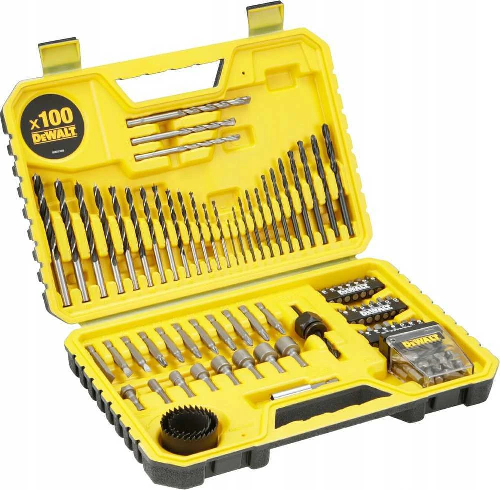 DeWalt sukimo antgalių ir grąžtų rinkinys DT71563-QZ 100 vnt