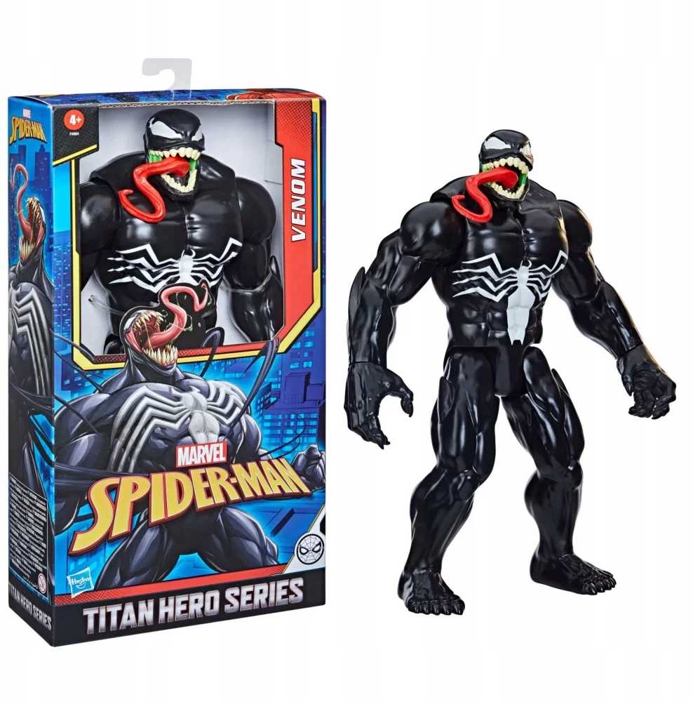 Marvel Spider-Man VenomVersus – Figurine Venom Titan Hero – 30 Cm – Articulations – Dès 4 Ans