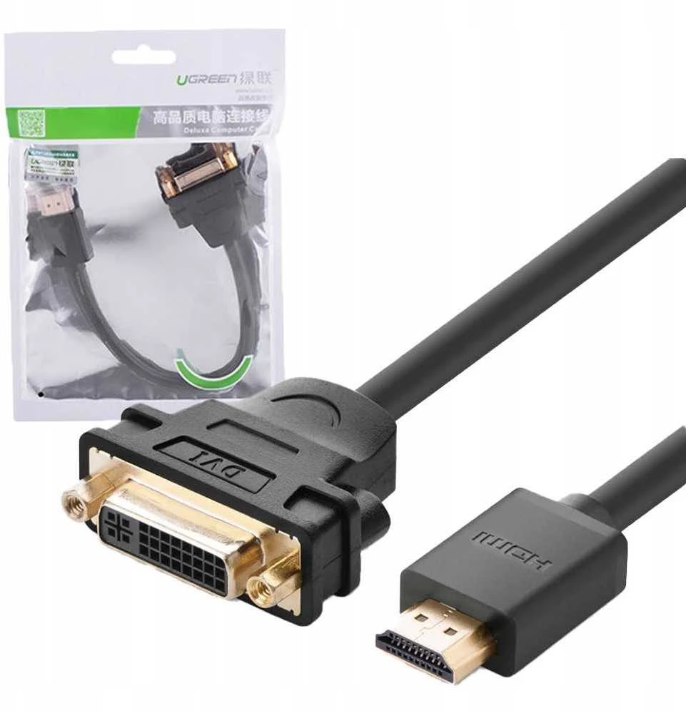 Ugreen HDMI-DVI kabelis sujungtiems įrenginiams