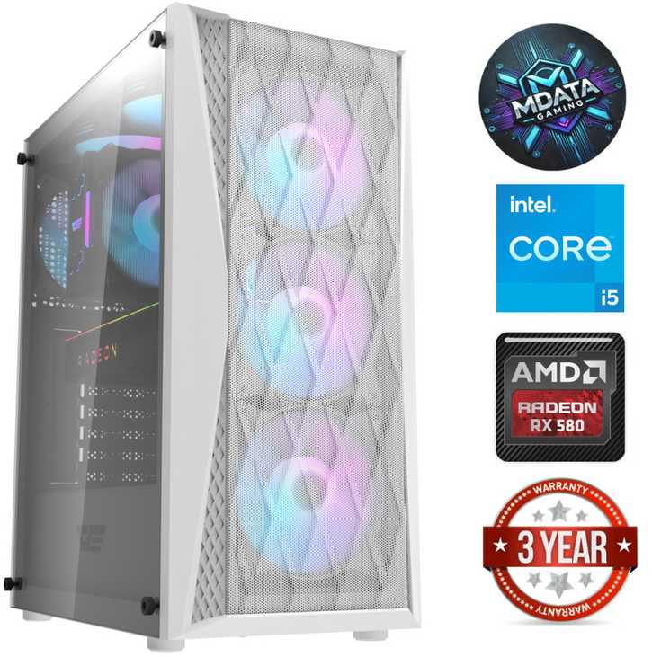 Mdata Gamer Stacionarus kompiuteris Mdata Gaming i5-14400F 64GB 1TB SSD 1TB HDD ...