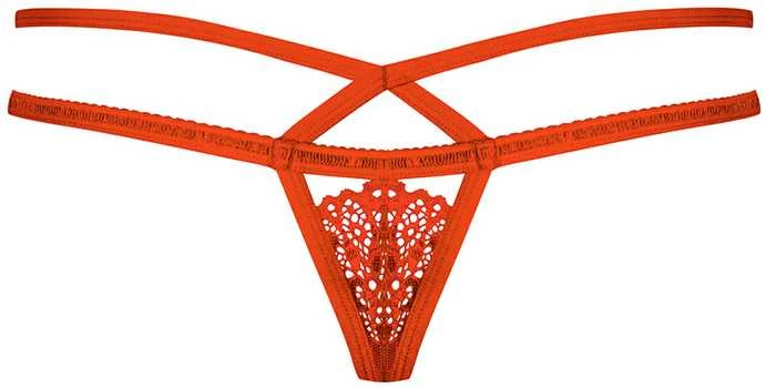 Obsessive - 838-THO-3 stringai Raudona L/XL