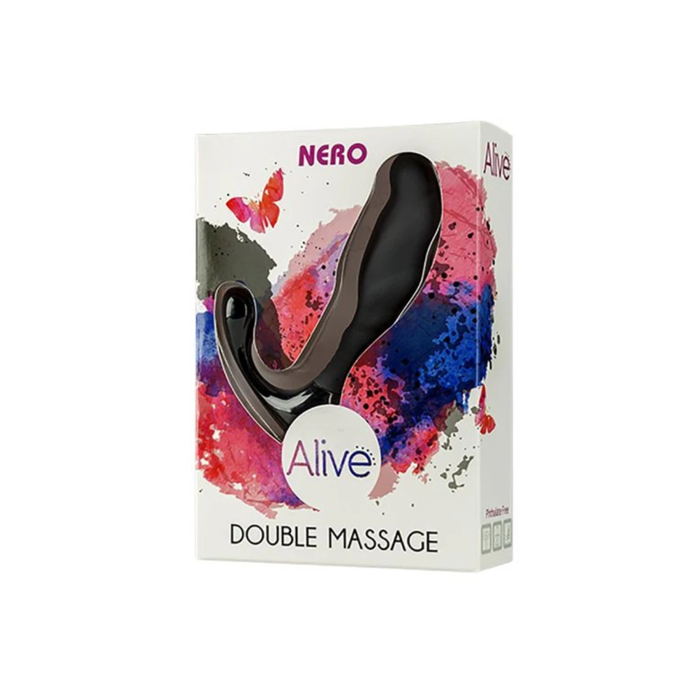 Alive Nero prostatos stimuliatorius pakuotėje