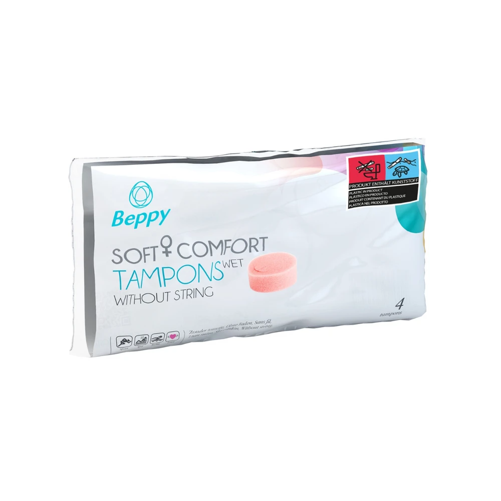 Tamponiniai-BEPPY SOFT&COMFORT TAMPONAI DRĖGNIAI 4Vnt