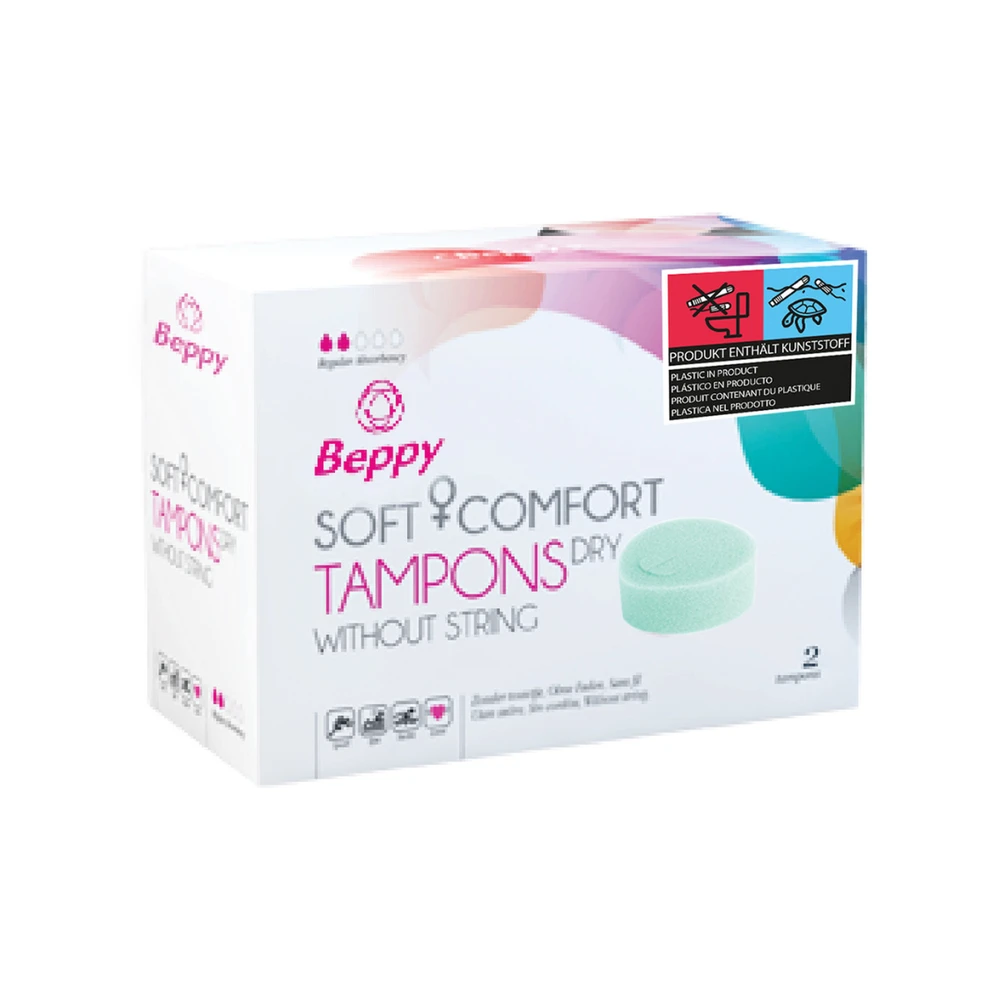 Tamponiniai-BEPPY SOFT&COMFORTTAMPONS DRY 2 VNT
