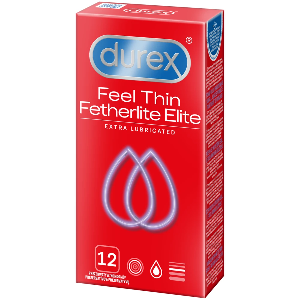 Durex Prezervatyvai Fetherlite Elite 12 vnt