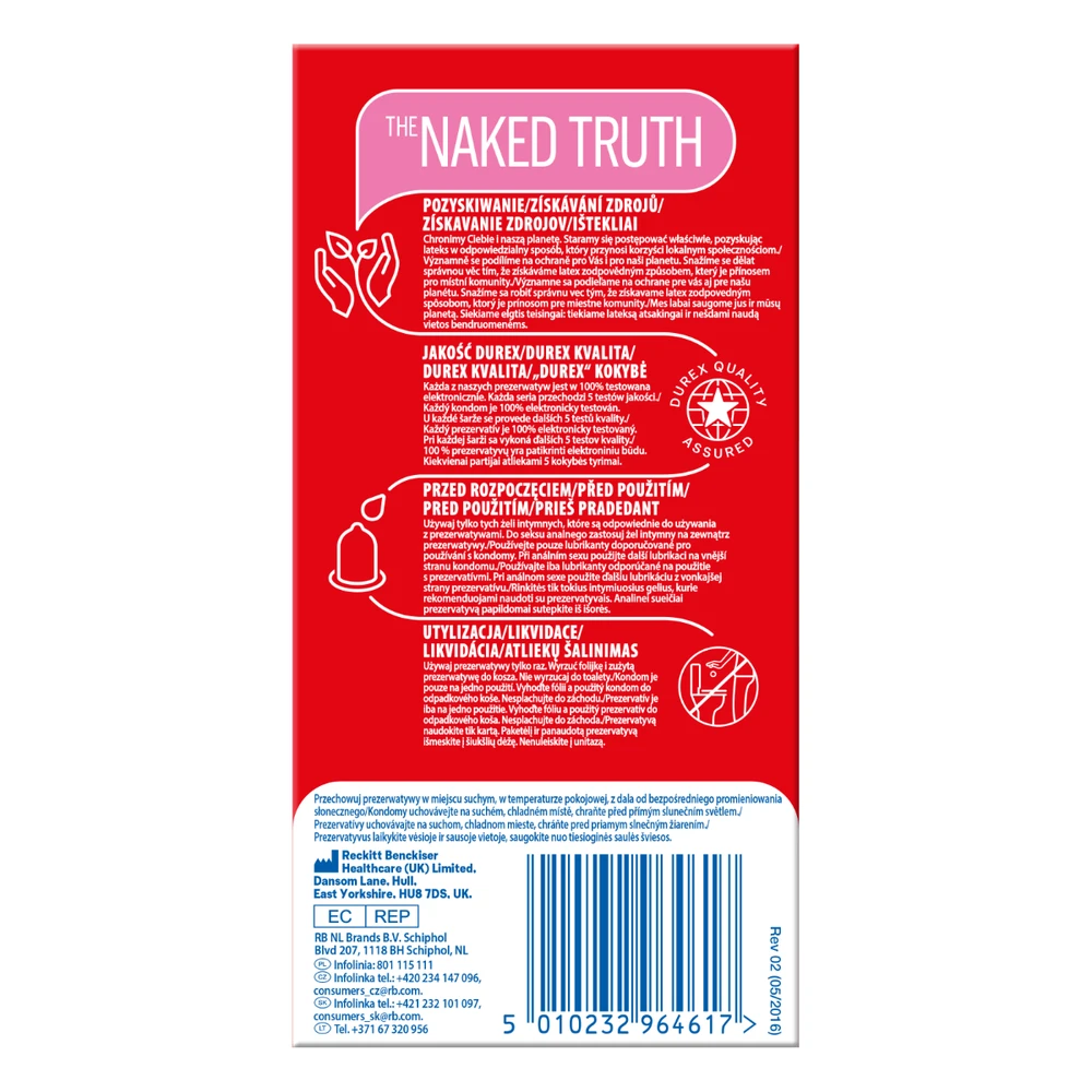 Durex Prezervatyvai Fetherlite Elite 12 vnt