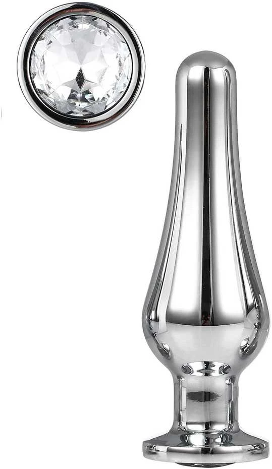 Dream Toys Blizgantis MEILĖS Sidabrinis PLESURE PLUG M