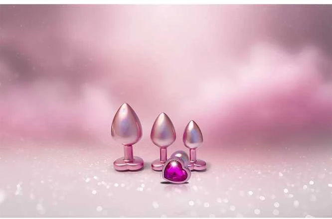 Dream Toys Blizgantis Love Pearl Rožinė Plug Analinis kištukas M
