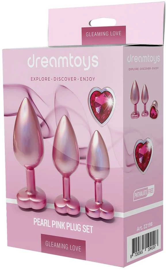 Dreamtoys BLIZGANTIS MEILĖS PERLŲ ROŽINIS ANALINIS KAMŠČIŲ RINKINYS