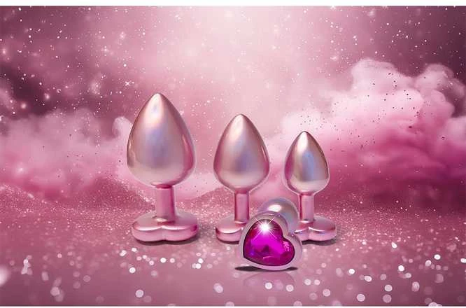 Dream Toys Rožinė GLEAMING LOVE MATTE Rožinis PLUG LARGE
