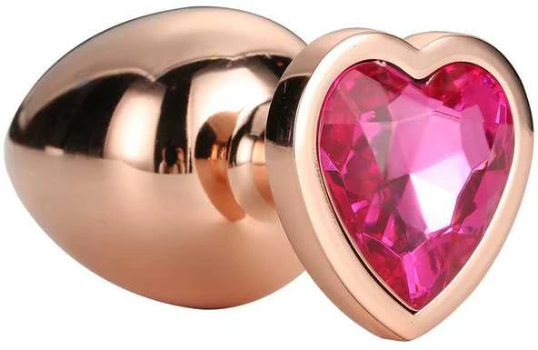 BoT Svajonių žaislai Žvilgantys Meilė Rose Gold Plug korek analny Medium