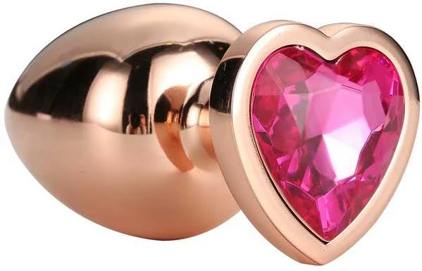 Dream Toys Svajonių žaislai Blizganti Meilė Rose Gold Plug korek analny Small