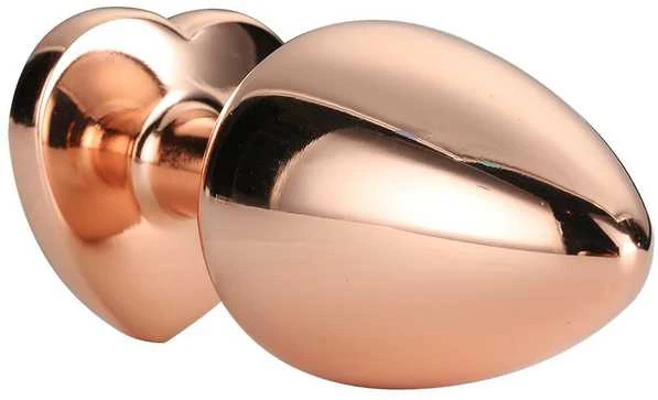 Dream Toys Svajonių žaislai Blizganti Meilė Rose Gold Plug korek analny Small
