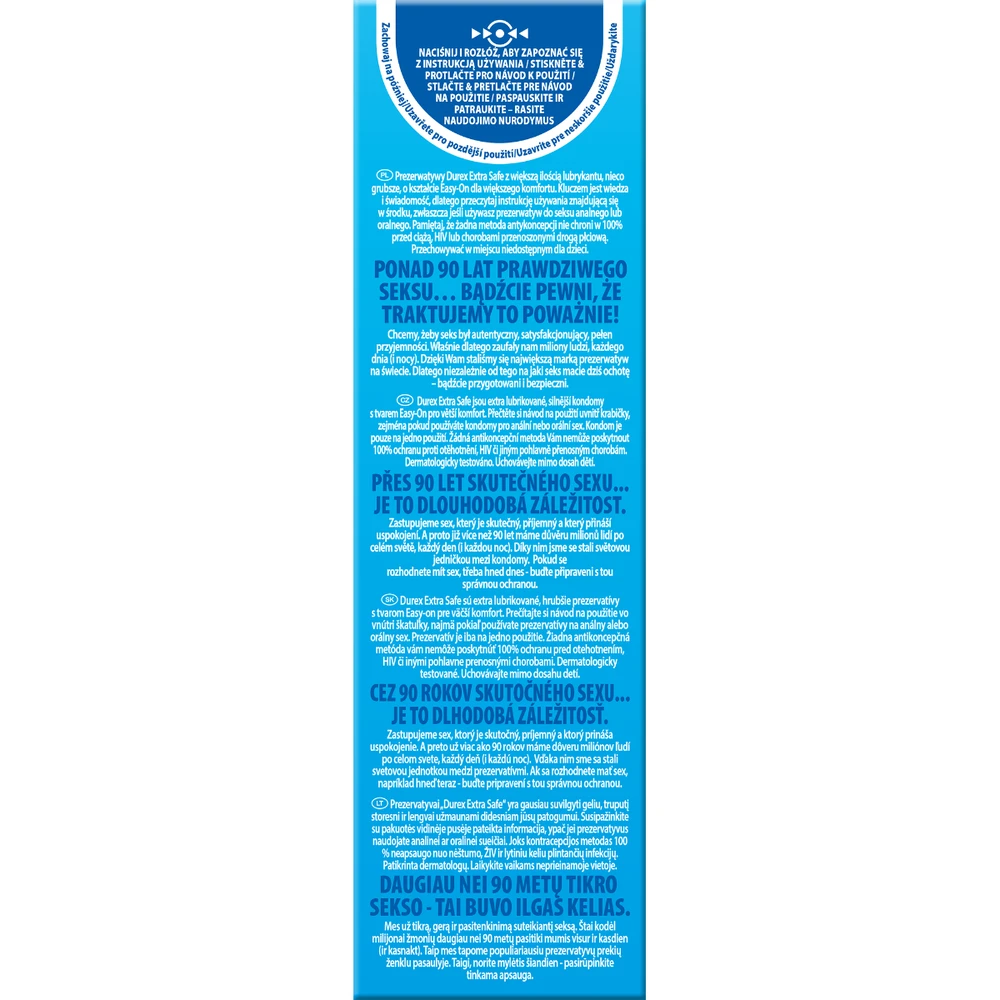 „Durex Extra Safe A12“ prezervatyvai