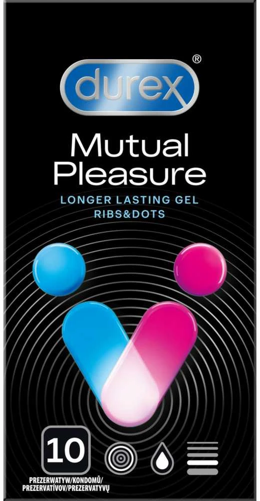 „Durex Mutual Pleasure“ prezervatyvai 10 vnt.