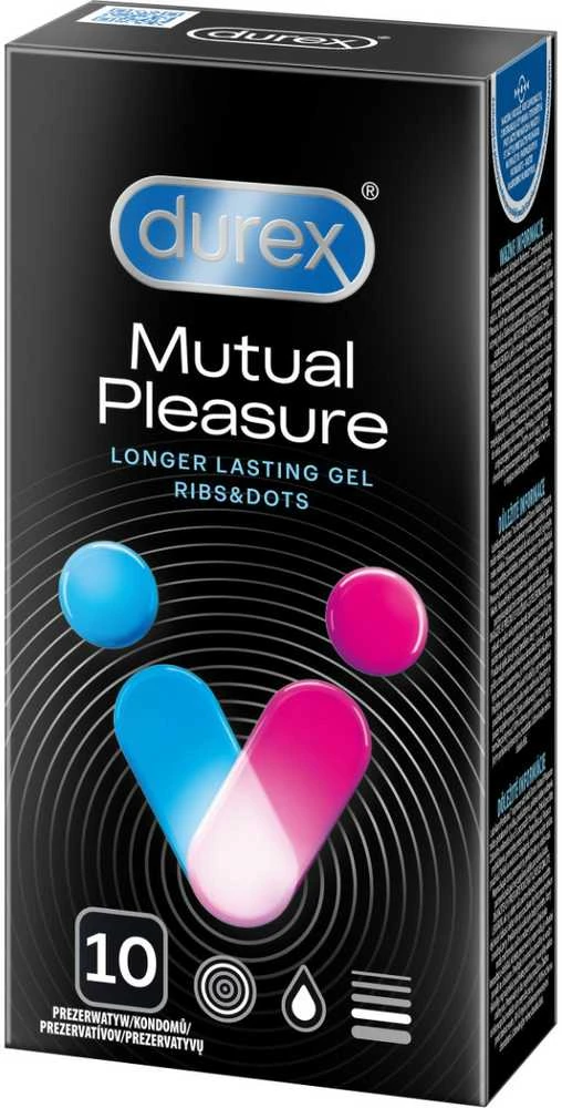 „Durex Mutual Pleasure“ prezervatyvai 10 vnt.