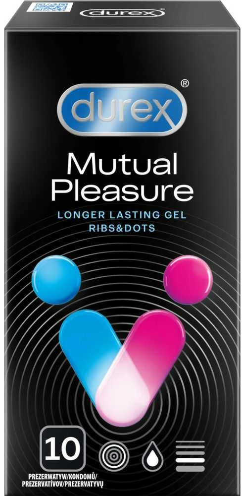 „Durex Mutual Pleasure“ prezervatyvai 10 vnt.