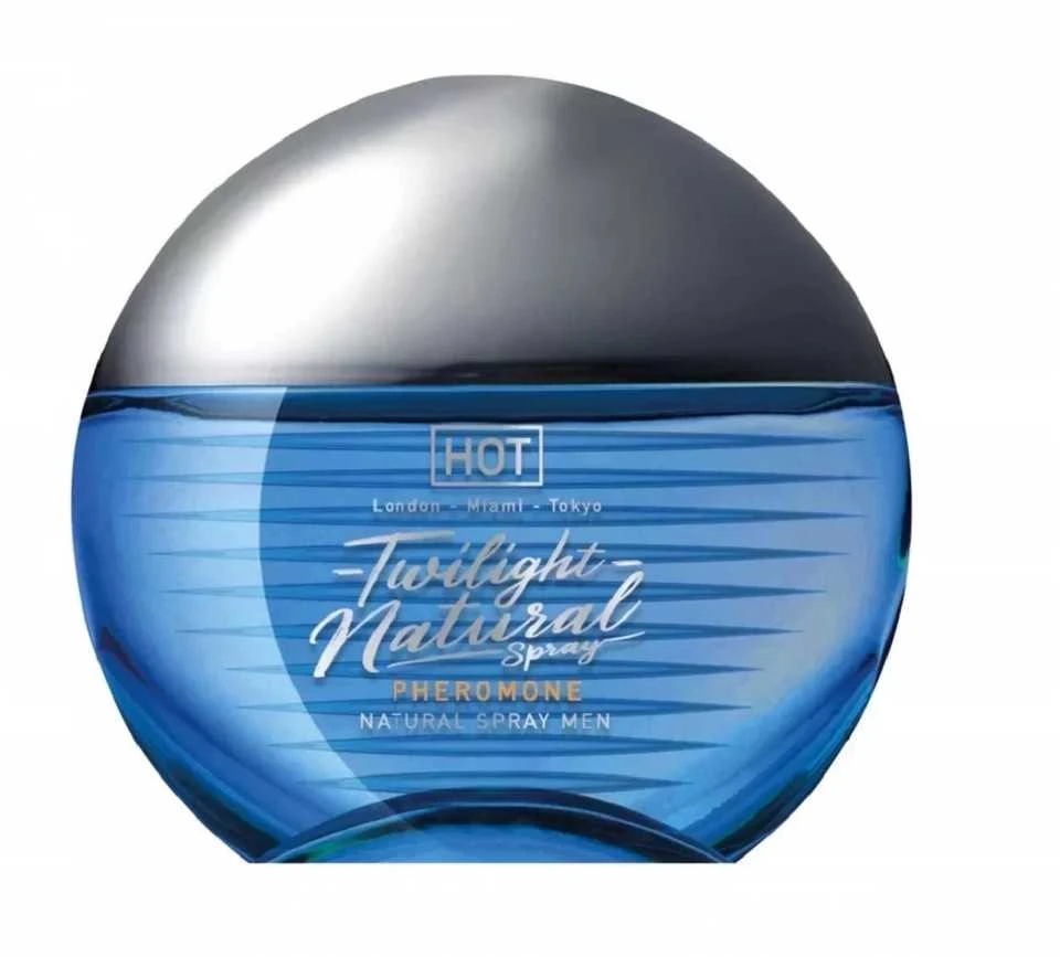 HOT Twilight – feromoninis natūralus purškiklis vyrams – 0,5 fl uncijos / 15 ml