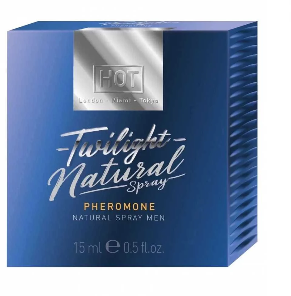 HOT Twilight – feromoninis natūralus purškiklis vyrams – 0,5 fl uncijos / 15 ml