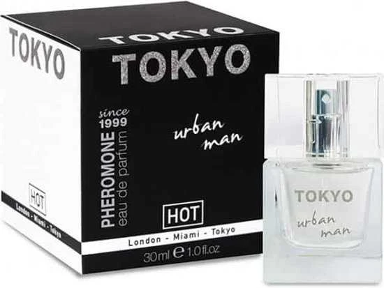 HOT Tokyo Urban – feromoniniai kvepalai vyrams – 1 fl uncija / 30 ml