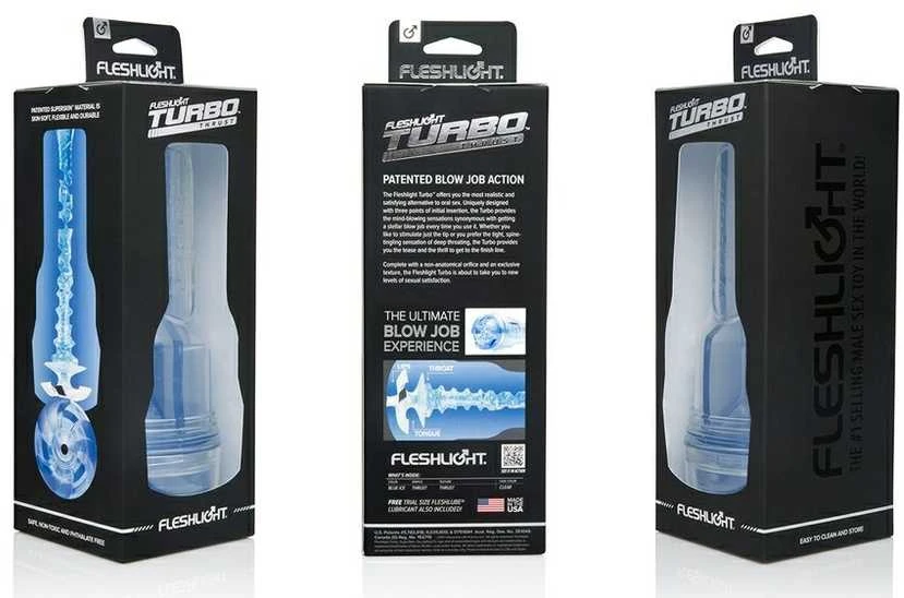 Mėlyna Fleshlight - Turbo Thrust Mėlyna Ice