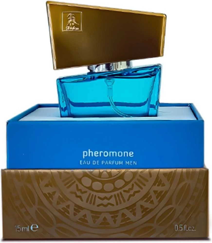 HOT SHIATSU Pheromon Fragrance vyriškas šviesiai mėlynas 15 ml