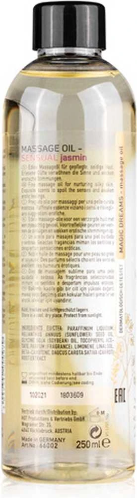 Shiatsu Sensual Jasmin Masažo aliejus (250 ml)