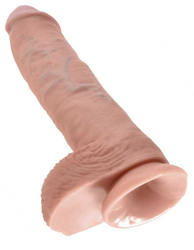 Pipedream „King Cock“ kamuoliukai 10 colių 26,7 cm