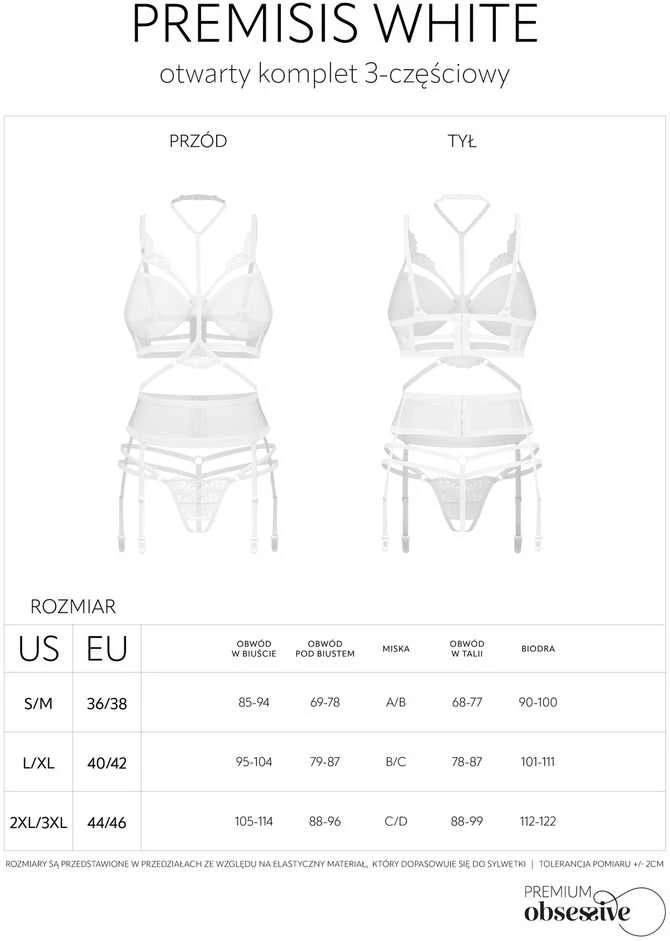 Obsessive OBSP Bra Set 2XL/3XL