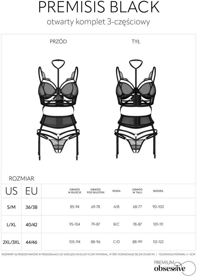 Obsessive OBSP Bra Set 2XL/3XL