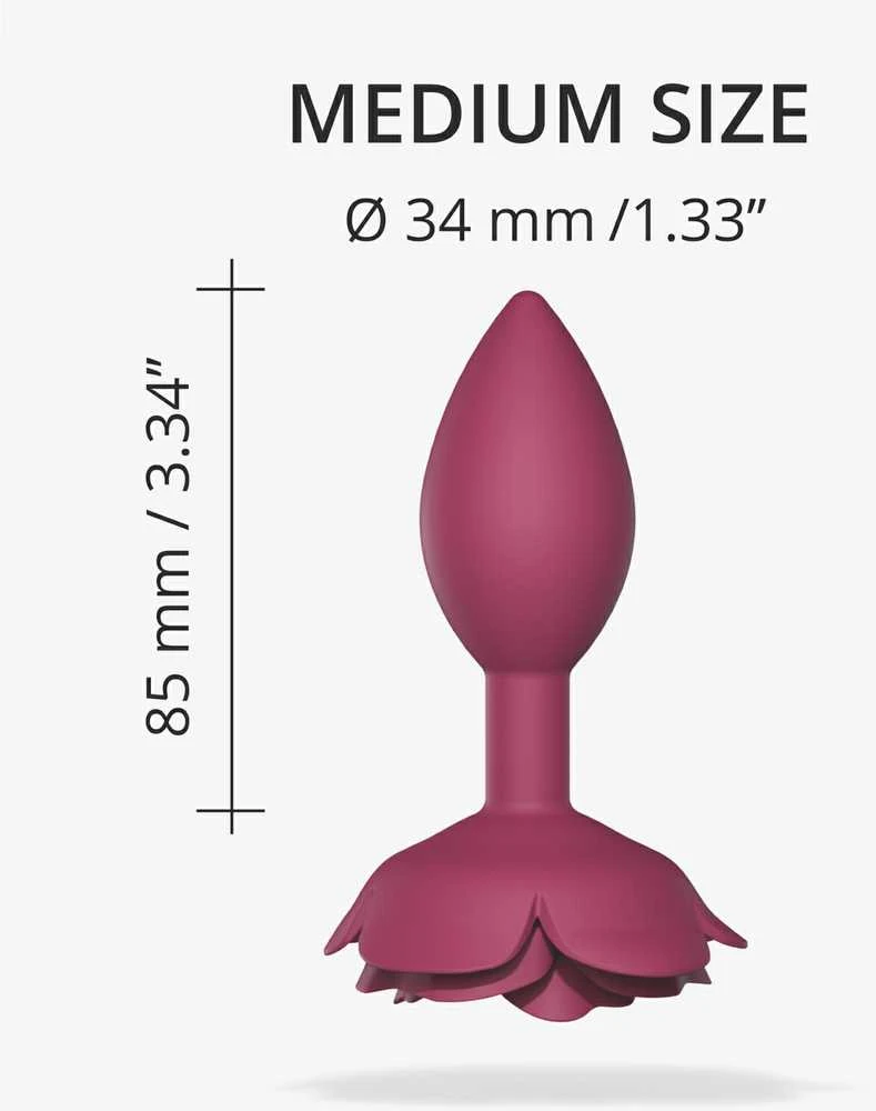 Plum Love To Love Korek analny atviros rožės m dydis - slyvų žvaigždė