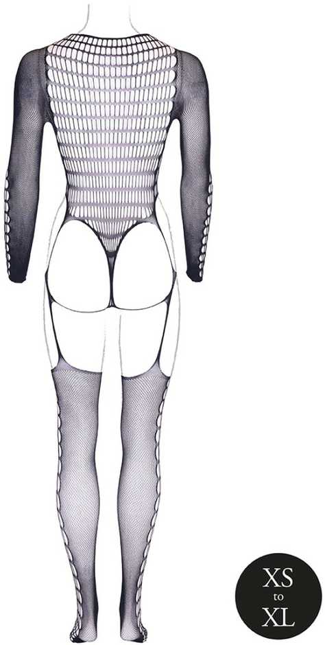 Shots Le Désir Kalyke XXIII - Bodystocking with Turtleneck Juodas OS