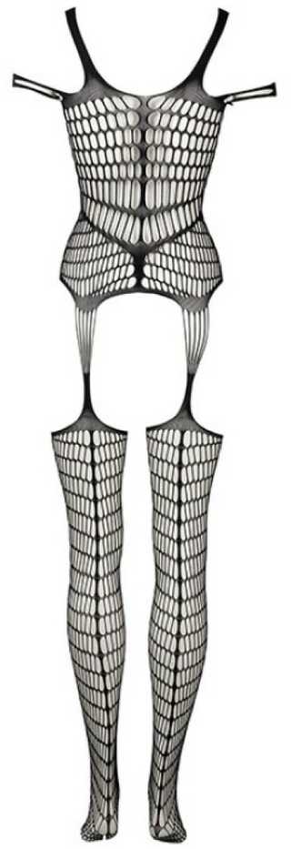 Shots Le Desir Shredded Bodystocking Juodas O/S