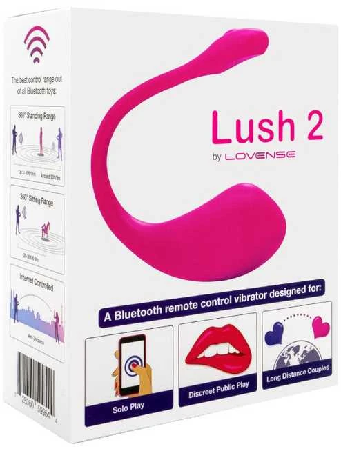 Lovense – Lush 2 nešiojamas kulkos vibratorius