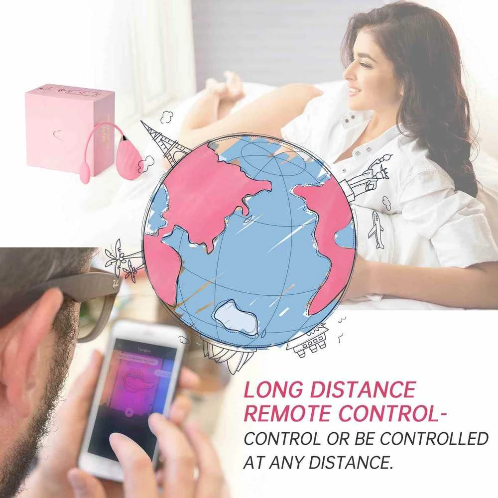 Magic Motion - Magic Sundae App Controlled Love Egg Rožinė