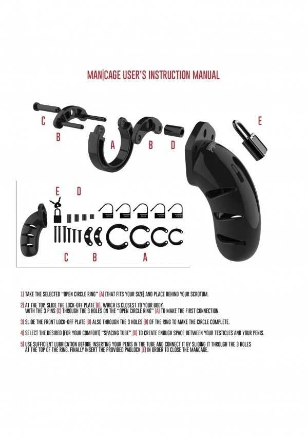 Mancage By Shots Model 05 Chastity Cock Cage - 5,5 / 14 cm