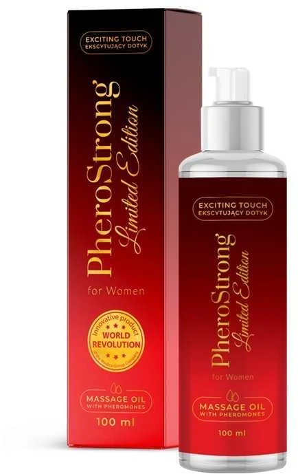 Pherostrong PHEROStronG _ Limited Edition moterų masažo aliejus su feromonų masažo aliejus 100ml