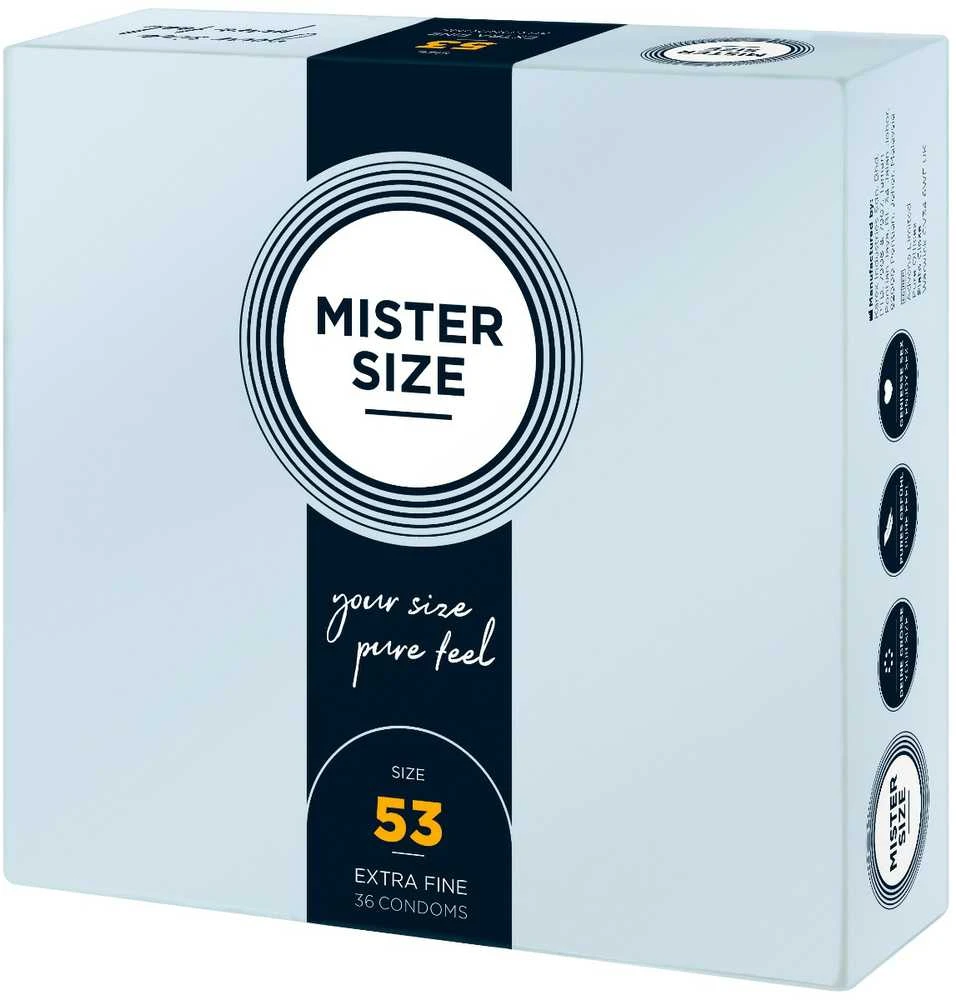 Mister Size 53mm pakuotė po 36 vnt