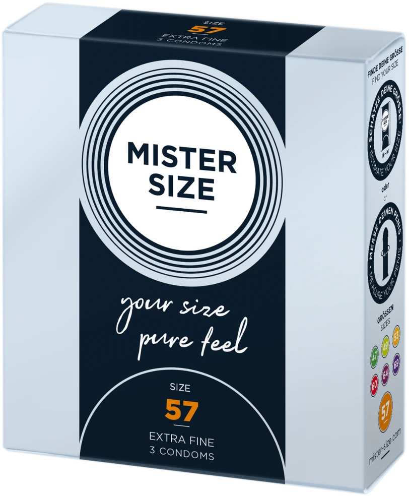 Mister Size 57mm pakuotė po 3 vnt