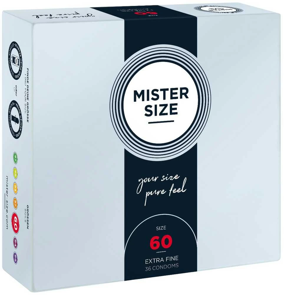 Mister Size 60mm pakuotė 36 vnt