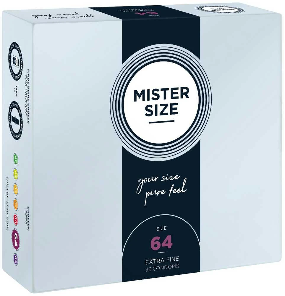 Mister Size 64mm pakuotė po 36 vnt