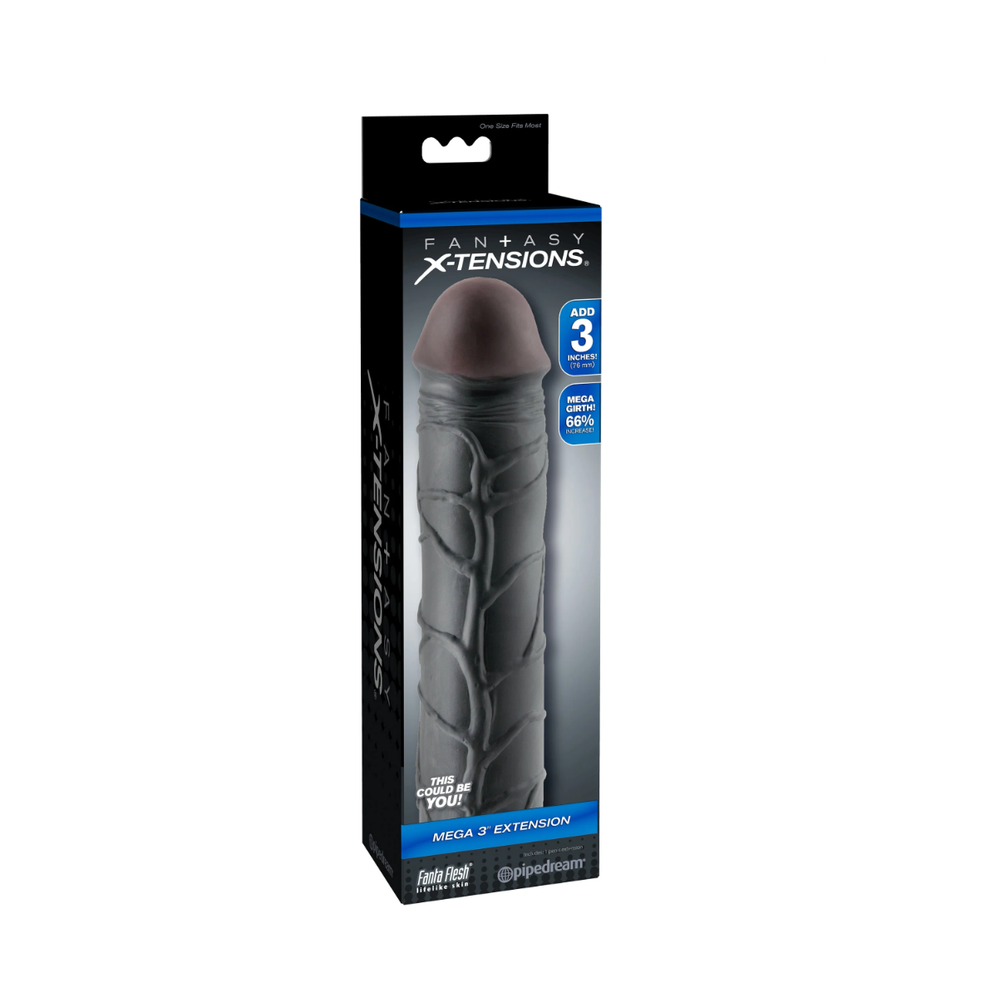 Pipedream Dark FXT Mega 3" tamsus prailginimas