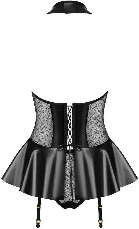 Obsessive - 859-COR-1 korsetas ir stringai L/XL