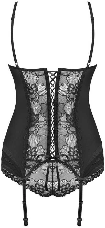 Obsessive - Heartina Corset & Thong Juodas S/M